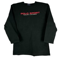 Polo Sport Ralph Lauren Men&#39;s Vintage Crew Neck Sweatshirt Size XL Black - £21.82 GBP