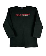 Polo Sport Ralph Lauren Men&#39;s Vintage Crew Neck Sweatshirt Size XL Black - £21.86 GBP