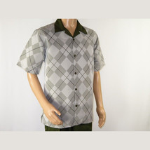 Men MONTIQUE 2pc Walking Leisure Suit Matching Set Short Sleeves 2216 green image 4