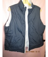 The Big Chill Reversible Puffer Vest Blue &amp; White Ladies Sz. XL - $20.47 CAD