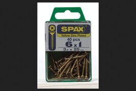 Spax Multi-Material Screw 1 &quot; Zinc Phillips/Square Multiple Material Thr... - $30.76 CAD