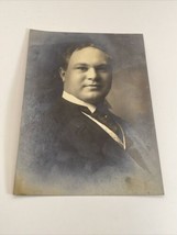 Antique Vintage Cabinet Card Photograph Young Man Gothic Victorian KG - £15.62 GBP