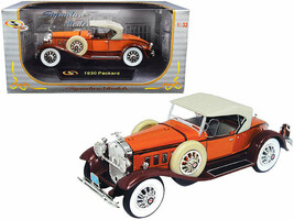 1930 Packard Boattail Speedster Brown Diecast Model Car - $591.23 MXN