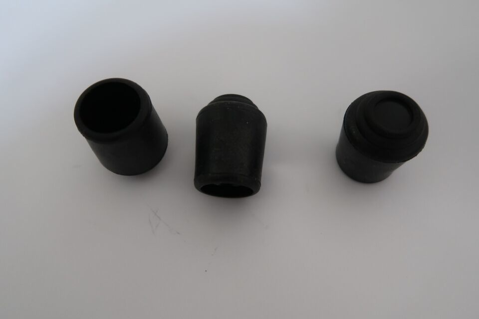 Primary image for Softtouch Chair Tips Rubber Leg Tip - (3 Pieces), 3/4" Black - open pkg