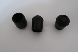 Softtouch Chair Tips Rubber Leg Tip - (3 Pieces), 3/4&quot; Black - open pkg - £5.53 GBP