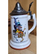 Happy Hoboes 1973 Musical Beer Stein LITTLE BROWN JUG World Wide Arts Ja... - €24,05 EUR