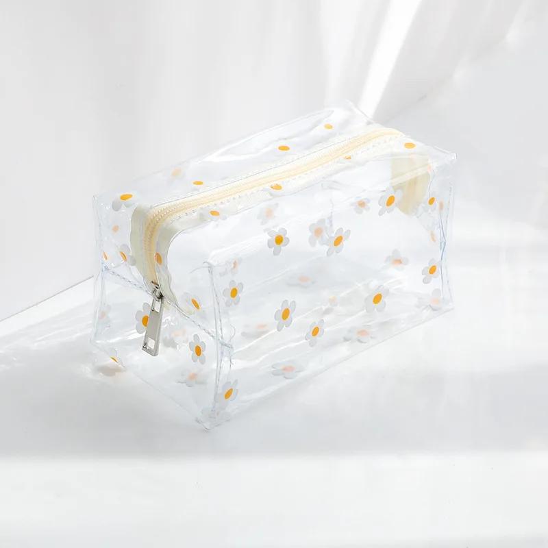 Multifunction Cosmetic Bags Cute Waterproof Transparent Storage Pouch PVC Zipper - $57.13