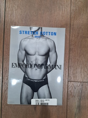 Emporio Armani Men’s Stretch Cotton Briefs Underwear  110814 Dark Blue Size L Item image 3