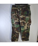 Mens Army Camo Medium Short Pants Button Fly Some Pulls by the Buttons - £19.88 GBP