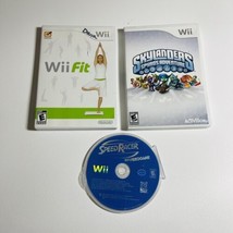 Lot of 3 Wii Games - Wii Fit - Skylanders - Speed Racer - £8.29 GBP