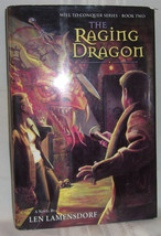 Len Lamensdorf The Raging Dragon First Edition Signed! Hc Dj Young Adult Fantasy - £12.53 GBP