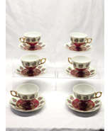 Vintage EMPRESS By HARUTA 12-Piece Coffee Tea Cup &amp; Saucer Set - Fine China - €38,27 EUR
