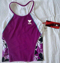 TYR Multisport Tankini Top Women&#39;s Size S Dri Max Pink Floral - $29.69