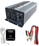 Gowise Power 600W Pure Sine Wave Inverter 12V Dc To 115V Ac With 2 Ac Ou... - £132.27 GBP