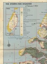Color Map of The Storm Tide Disaster of February 1, 1953 in the Netherlands - $17.82