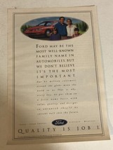 Ford Vintage Print Ad Advertisement pa16 - £6.20 GBP
