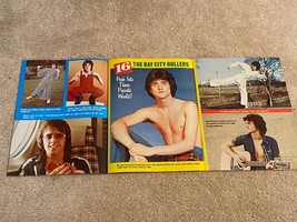Bay City Rollers teen magazine poster clipping Shirtless barefoot home 2... - $186.21 MXN