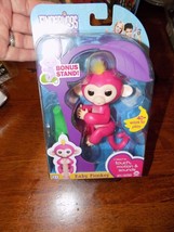 Fingerlings Monkey Bella Pink W/Bonus Stand NEW - $29.00