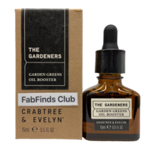 Crabtree &amp; Evelyn The Gardeners Garden Greens Oil Booster 0.5oz Sealed Tone,Glow - £11.08 GBP