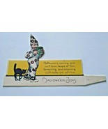 Halloween Diecut Place Card Clown Boy Nash Weird Green Face Black Cat Vi... - £50.96 GBP