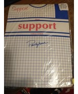 Vintage  Support sheer off white pantyhose size queen # 8000 NOS - £4.62 GBP