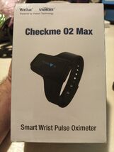 Wellue Checkme O2 Max Pulse Oximeter O2 Sensor Ring Tracking SpO2 Heart ... - $155.82