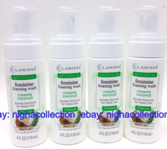 ( Lot 4 ) Clarisse REFRESH Feminine Foaming Wash Creamy Coconut Scent 4 ... - $40.34 CAD