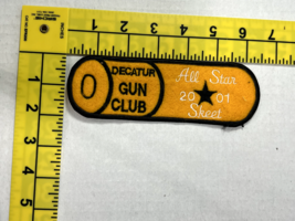 Vtg 2001 SKEET LEAGUE Gun All Star DECATUR GUN CLUB Patch - $364.52 MXN