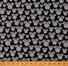 Cotton Minnie Heads Minnie Mouse Disney Kids Fabric Print by the Yard D658.58 - £20.45 GBP