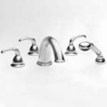 Newport Brass 3-887 Anise Triple Handle Roman Tub Faucet with Handshower and Met - £977.72 GBP
