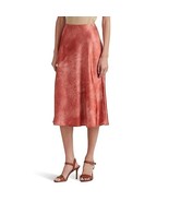 Lauren Ralph Lauren Womens Midi Lined Tie Dye Print Satin A-Line Skirt N... - $53.07