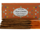 Kesar Chandan Flora Agarbatti Natural Fragrance Rolled Incense Sticks Bo... - $20.31