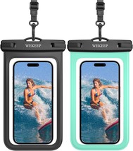 2 Pack Universal Waterproof Phone Pouch Up to 8.3&quot; IPX8 Cellphone Dry Ca... - $21.20