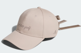 adidas Ribbon Cap Women&#39;s Golf Cap Sports Training Hat Wonder Taupe NWT ... - $69.21