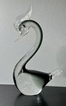 Large Vintage Crystal Swan Rare Shape And Color Tinny Work - £103.86 GBP