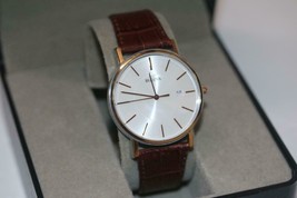 Bulova Men's Classic Two-Tone Leather Watch 98H51 - $130.90