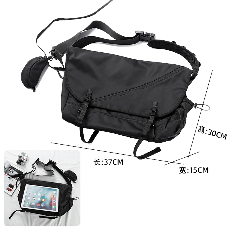 N messenger bag waterproof crossbody bag for college large sling bag fit 14 inch laptop thumb200