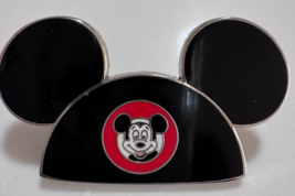 Disney Mickey Mouse Ears Hat Black Pin 2009 - $12.86