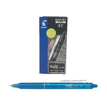 Pilot Frixion Clicker Retractable Erasable Rollerball 0.7 mm Tip - Light Blue, B - $65.00