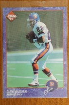 1993 Collector&#39;s Edge Football Card #298 Glyn Milburn RC Rookie Denver Broncos - £1.53 GBP