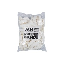 JAM Paper Colored Rubber Bands #107 50/Pack (333107RBWH) - £24.37 GBP
