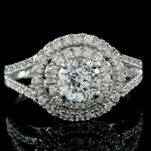 3.33Ct Diamanti Finti Solitario Anniversario Fidanzamento Ring Argento Sterling - £154.34 GBP