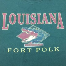 Fruit of the Loom Best Men's Louisiana Yard Dog Fort Polk T-shirt Green Size XXL - £27.72 GBP