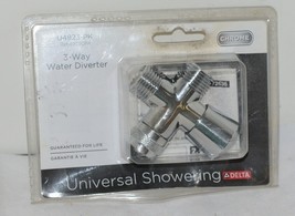 Delta U4923PK Chrome 3 Way Water Diverter Universal Showering image 1