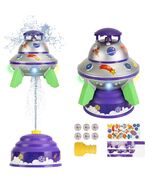 UFO Water Sprinkler Outdoor Summer Rocket Toy With Colorful LED Lights 3... - $506.86 MXN