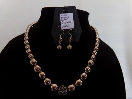 Paparazzi Necklace/Earring Set - Short (new) 11002 High Stakes Fame /Silver - £6.88 GBP