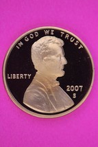 Gem Proof 2007 S Ultra Deep Cameo Lincoln Memorial Cent Same Coin In Pic... - $9.99