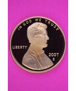 Gem Proof 2007 S Ultra Deep Cameo Lincoln Memorial Cent Same Coin In Pic... - $13.65 CAD