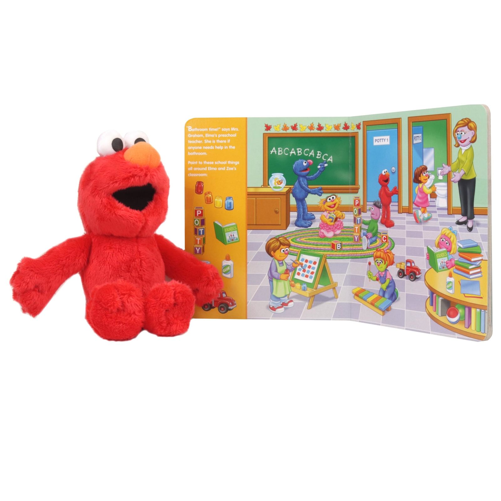 Sesame street elmo s potty book first look and find activity book and
