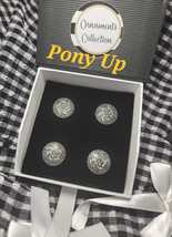 Magnetic Horse Show Number Pins Pony Up Set of 4 NEW image 3